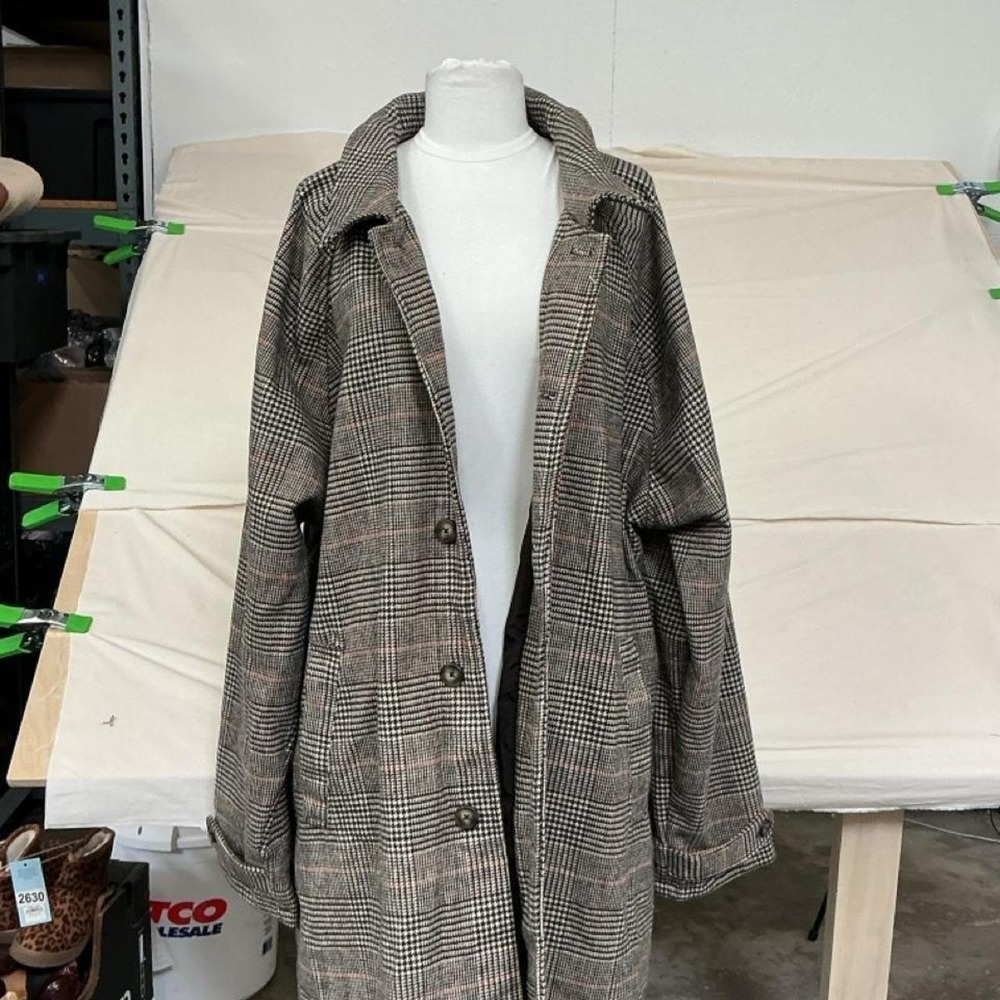 Goodfellow & Co Plaid Overcoat – Men's XXL – Brand New with Tags 🤎🖤